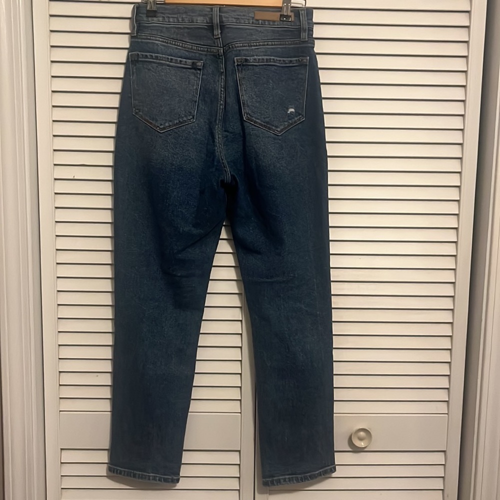 Cello Distressed High Rise Mom Jean - Picture 4 of 6